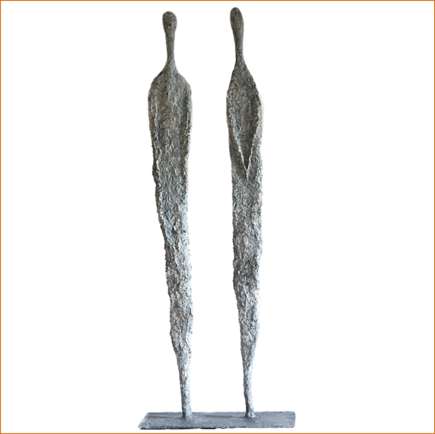 Sculpture n°12 - Personnages de cendres en papier maché